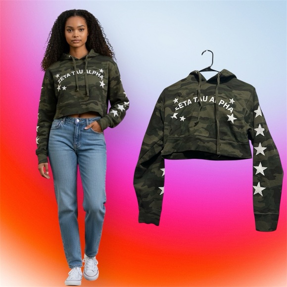 GAP Sweaters - GAP Green Camo Hoodie